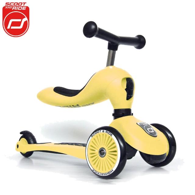【Scoot&Ride】Kick1 Cool飛滑步車/滑板車(奧地利滑步車 平衡車 嚕嚕車 學步車)