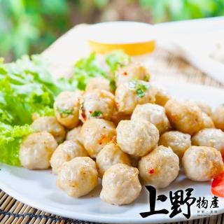 【上野物產】含肉量高 可蒸可炸 翡翠雞肉丸 x30(30g±10%/顆 雞肉丸 翡翠雞肉丸 雞肉 貢丸)