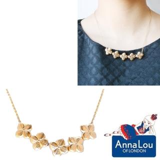 【Anna Lou Of London】倫敦品牌 優雅風信子hyacinth花朵金項鍊(絕版品 售完不補)