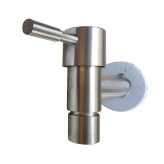 【HOMAX】不鏽鋼壁出陶瓷長栓-單冷水