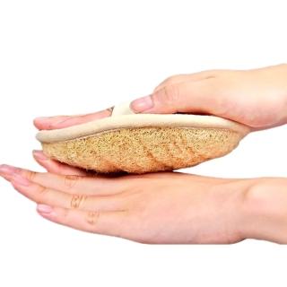 【Ainmax 艾買氏】刷背不刺痛日式絲瓜絡搓澡棉布搓澡巾(有效去毛孔髒汙油脂預防粉刺痘痘 買就送依必朗用品)