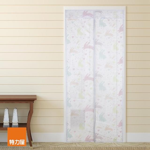 【特力屋】靜音防蚊門簾 小兔風格款 90x210cm