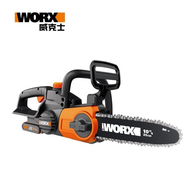 【WORX 威克士】20v 25cm鋰電鏈鋸機-2.0單電組(WG322E.1)