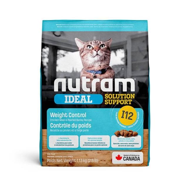 【Nutram 紐頓】I12/I17/I19無穀專業理想系列貓飼料1.13kg/2.5lb(體重管理/化毛/三效強化、貓糧)
