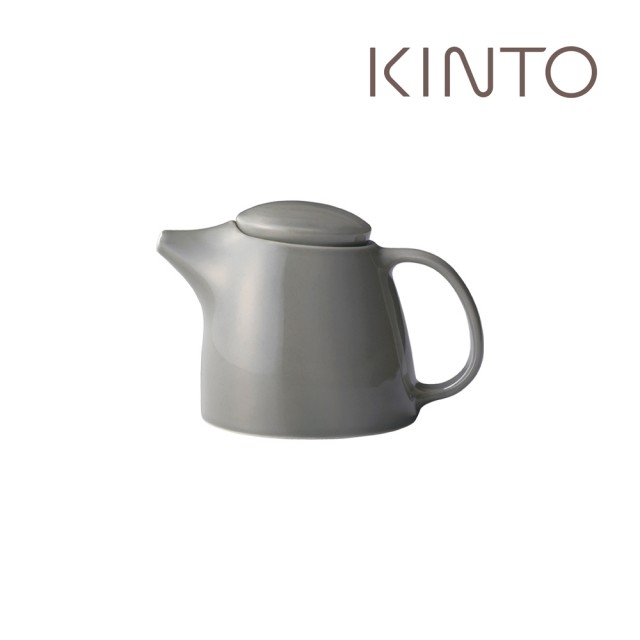 【Kinto】TOPO茶壺 400ml-灰