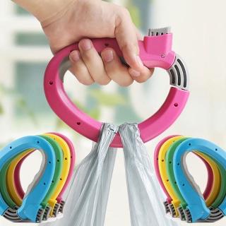 D型省力設計便攜一鍵式買菜提物器-1入(顏色隨機)