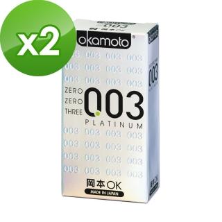 【岡本003】PLATINUM 極薄保險套(6入裝 白金)x2盒