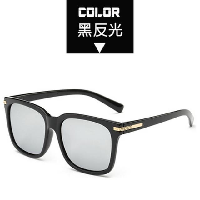 【OT SHOP】太陽眼鏡 墨鏡 黑框 S53(偏光 TR90 抗UV 簡約裝飾)