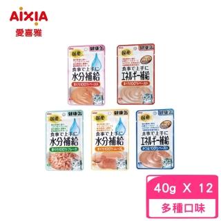 【Aixia 愛喜雅】水分補給｜能量補給軟包 40g(12包組)