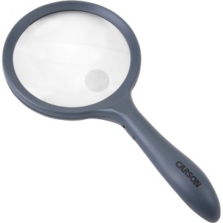 【CARSON 卡薾紳】LED大鏡面聚焦放大鏡(2x)