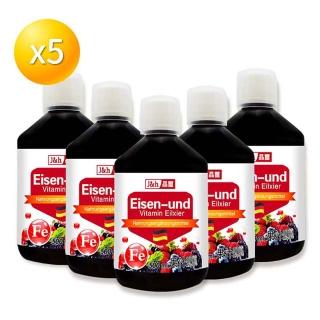 【J&H】晶璽氧氣鐵莓500ml_5瓶優惠組