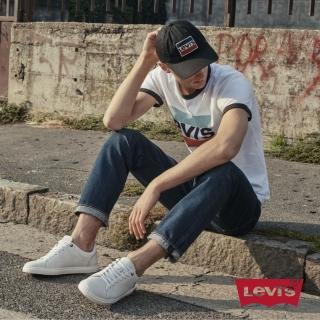【LEVIS】男款 511 低腰修身窄管牛仔長褲 / 深藍刷白-熱銷單品