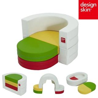 【design skin】兒童圓形蛋糕沙發椅(球池樂園 收納 書桌椅 餐桌椅 畫畫桌 幼兒 寶寶沙發)