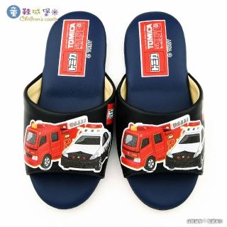 【童鞋城堡】室內拖鞋 TOMICA多美小汽車(TM0841-藍)