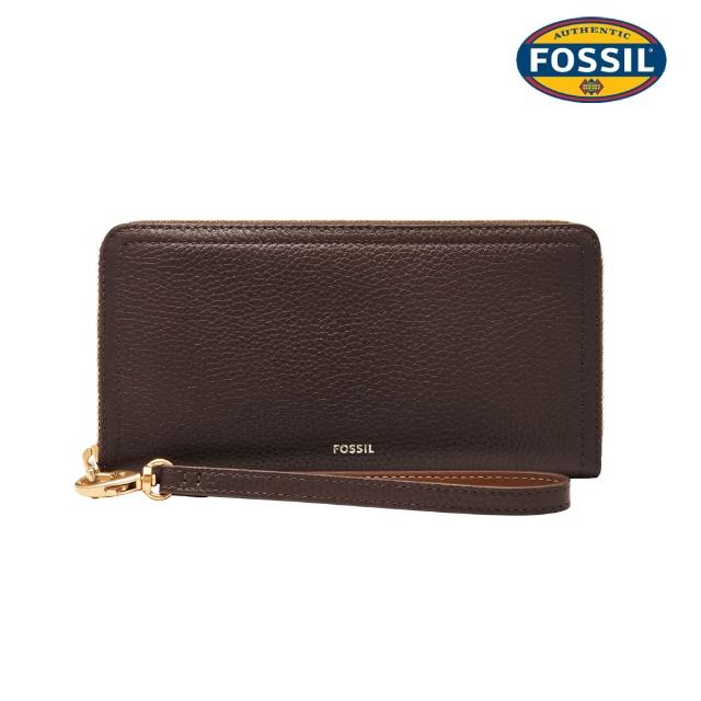 【FOSSIL】Logan 多層真皮拉鍊RFID防盜長夾 出國必備  送禮推薦 (多色任選)