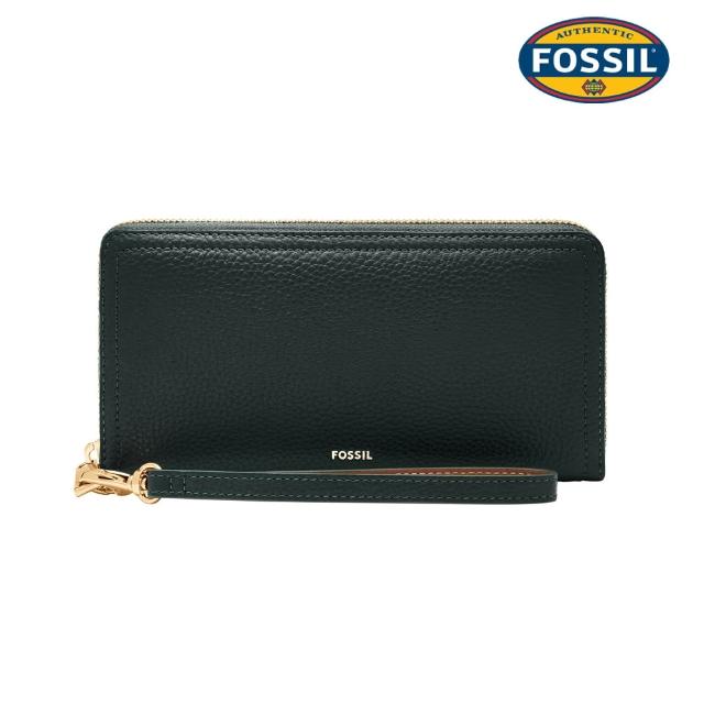 【FOSSIL】Logan 多層真皮拉鍊RFID防盜長夾 出國必備  送禮推薦 (多色任選)