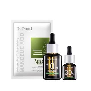 【Dr.Douxi 朵璽】杏仁酸精華雙星組(10% 30ml+30% 15ml送杏仁酸面膜1片)