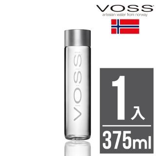 【VOSS 芙絲】挪威天然礦泉水(時尚玻璃瓶375ml)