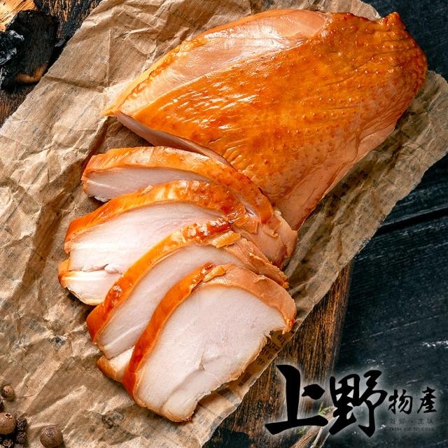 【上野物產】任選 嚴選紅龍風味檸檬雞肉片 x1包(200g土10%/包 雞肉片 雞肉 煙燻雞肉 紅龍 低脂)