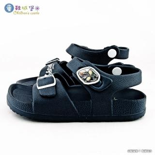 【童鞋城堡】羅布 室內外拖鞋 超人力霸王(UM4616-藍)