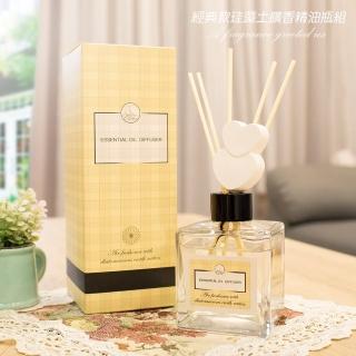 【QIDINA】仿木紋經典藻土擴香瓶(7種香味任選 200ml*1瓶)