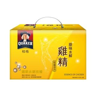 【QUAKER 桂格】原味水解雞精禮盒68ml×18入×1盒(共18入 送禮推薦)