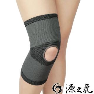 【源之氣】竹炭開洞型運動護膝 RM-10219-台灣製(2入)