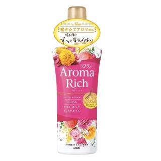 【LION 獅王】日本 Aroma Rich衣物香氛柔軟精 520ml(桃色Scarlett)