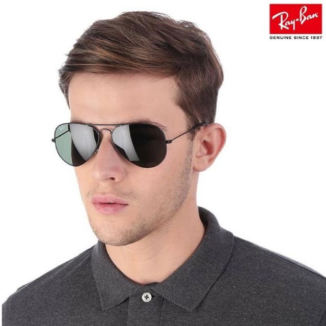 【RayBan 雷朋】飛官偏光款 太陽眼鏡(墨綠#RB3025 002/58-58MM)