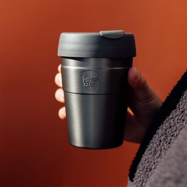 【KeepCup】澳洲 KeepCup 雙層真空隨身杯 M - 鎧甲銀(KCTM205)