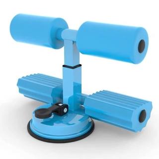 【全新改良版】第二代 人體功學 健腹仰臥起坐輔助器  藍天(炫腹神器 加厚下橫桿泡棉 更好用 二段高度可調)