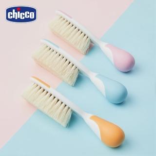 【Chicco】嬰兒專用髮梳組-橘