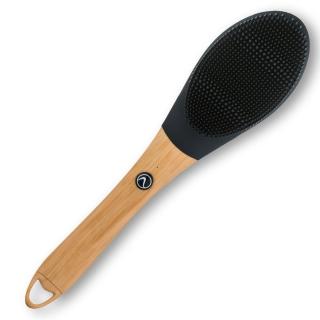 【Nion Beauty】Opus Body 雙效負離子按摩沐浴刷(黑色)