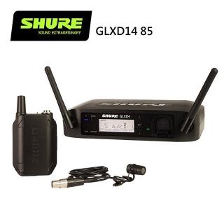 【SHURE】GLXD14 / WL185 領夾式無線麥克風系統(採訪/演講/收音均適用-原廠公司貨)