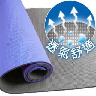 【Yenzch】伸展瑜珈墊/TPE RM-11102-台灣製(魅力藍 厚6.5mm)