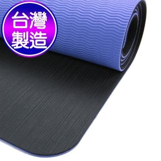 【Yenzch】止滑加強瑜珈墊/NR+TPE RM-11105-台灣製(活力藍 厚5.5mm)