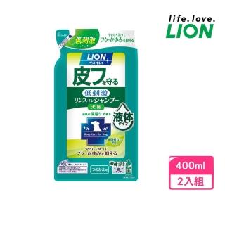 【LION 獅王】舒敏洗 愛犬用 補充包 400ml(LI00188)