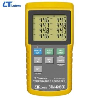 【Lutron 路昌】Lutron路昌 BTM-4208SD 12點記憶溫度計(溫度測量)