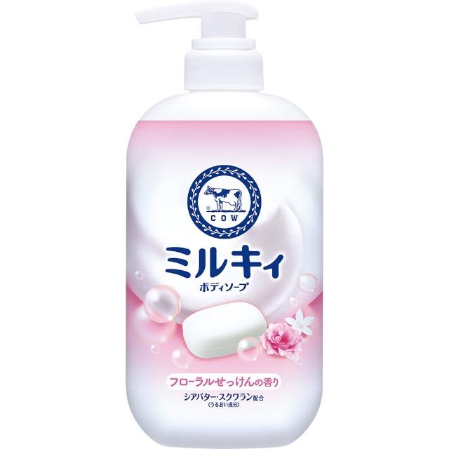 【日本牛乳石鹼】囤貨組★牛乳精華沐浴超值組(瓶500ml*1+補充包360ml*2)(沐浴乳)