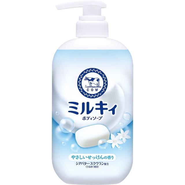 【日本牛乳石鹼】囤貨組★牛乳精華沐浴超值組(瓶500ml*1+補充包360ml*2)(沐浴乳)