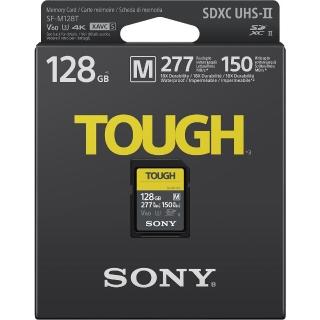 【SONY 索尼】SDXC U3 128GB 高速防水記憶卡 SF-M128T(公司貨)