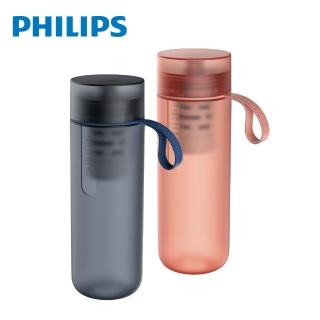 【Philips 飛利浦】微濾隨身濾水壺-內含1芯(AWP2712)