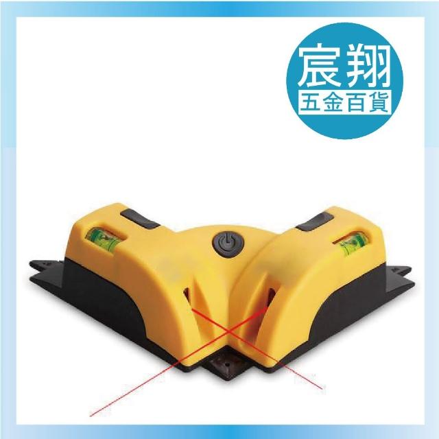 【宸翔五金】磁磚雷射儀直角尺激光雷射水平地線儀 附吸盤(紅外線水平儀 裝潢 裝修 建築修繕)