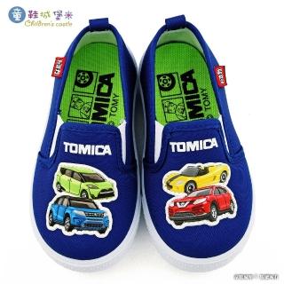 【童鞋城堡】小車車室內外休閒鞋 TOMICA多美車(TM7727-藍)