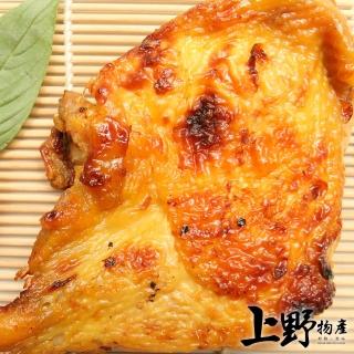 【上野物產】去骨帶皮嫩雞腿排 塔香口味 x4片(116g±10%/片)