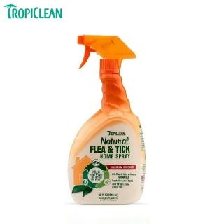 【TropiClean 蚤蜱逃】驅蚤噴劑（家用型）32oz/946ml