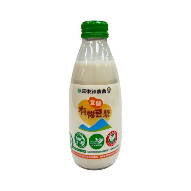 【羅東農會】羅董有機豆奶 24瓶(245ml/瓶)