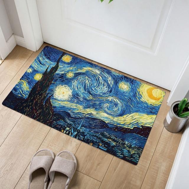 【半島良品】頂級防油防滑皮革地墊_45x75cm(廚房 門口 止滑 防水 免打理 回彈 地墊 地毯 防摔)