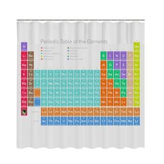 【Mr.sci 賽先生科學】科學浴簾-優雅化學元素表(180x180cm)