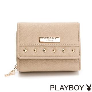 【PLAYBOY】短夾 輕搖滾系列(棕色)